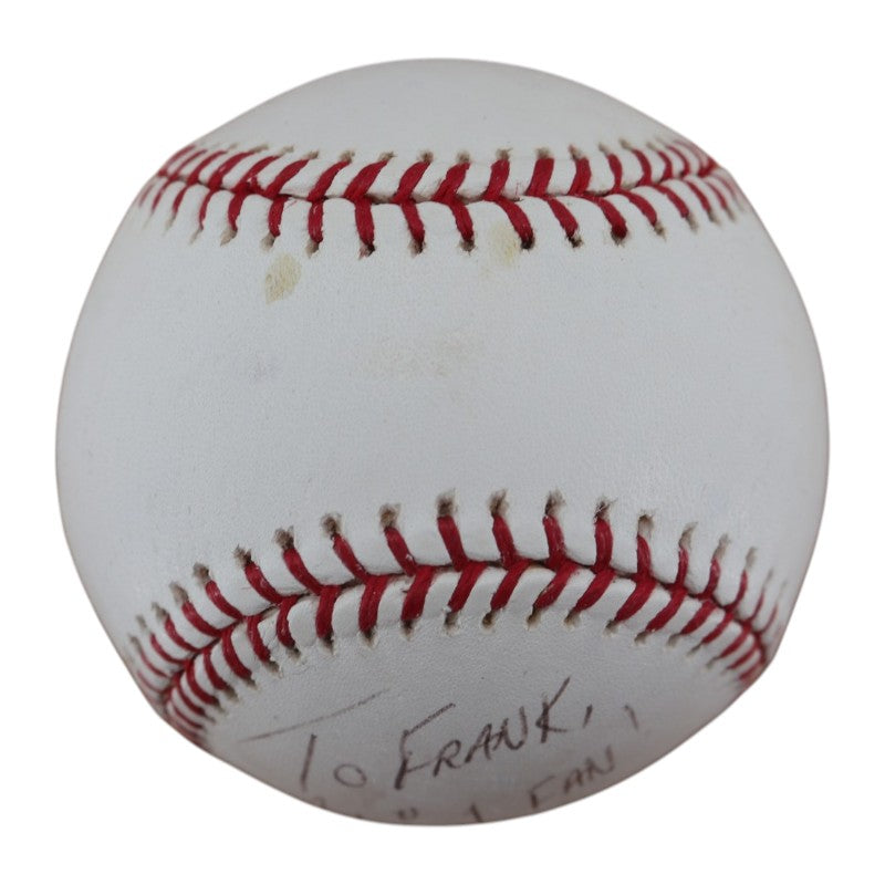 Tino Martinez New York Yankees Autographed Personalized OMLB Baseball JSA COA