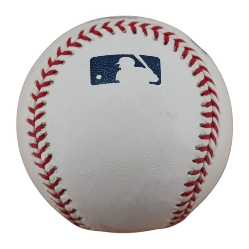 Lyle Overbay New York Yankees Autographed OMLB Baseball JSA COA
