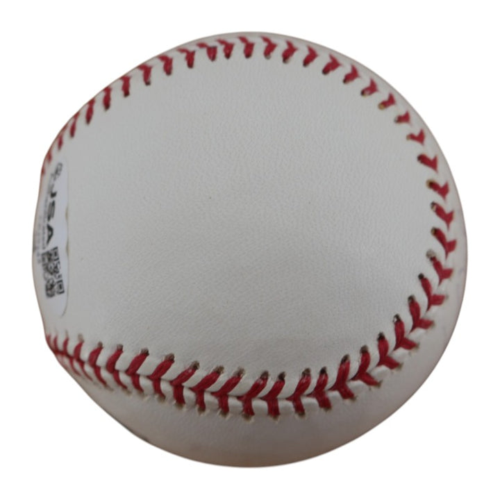 Lyle Overbay New York Yankees Autographed OMLB Baseball JSA COA