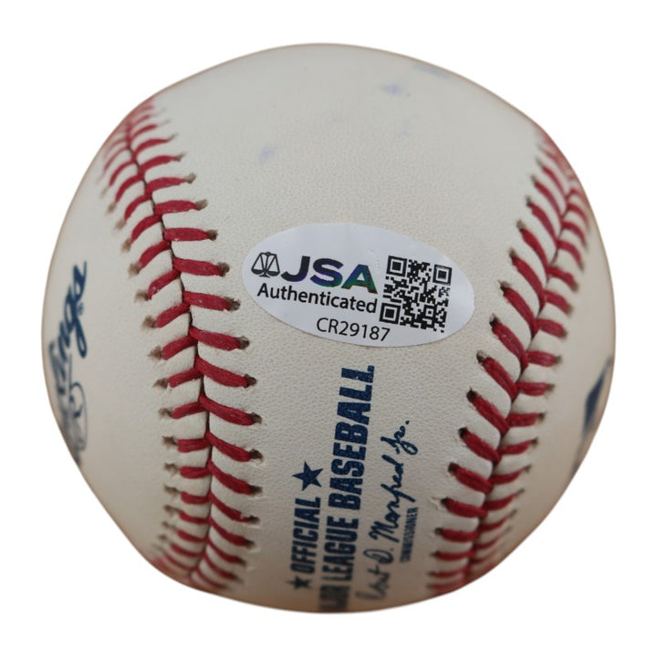 Kevin Kiermaier Tampa Bay Rays Autographed Inscribed OMLB Baseball JSA COA