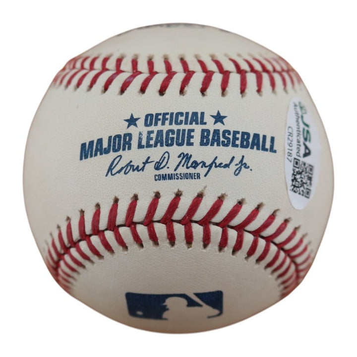 Kevin Kiermaier Tampa Bay Rays Autographed Inscribed OMLB Baseball JSA COA