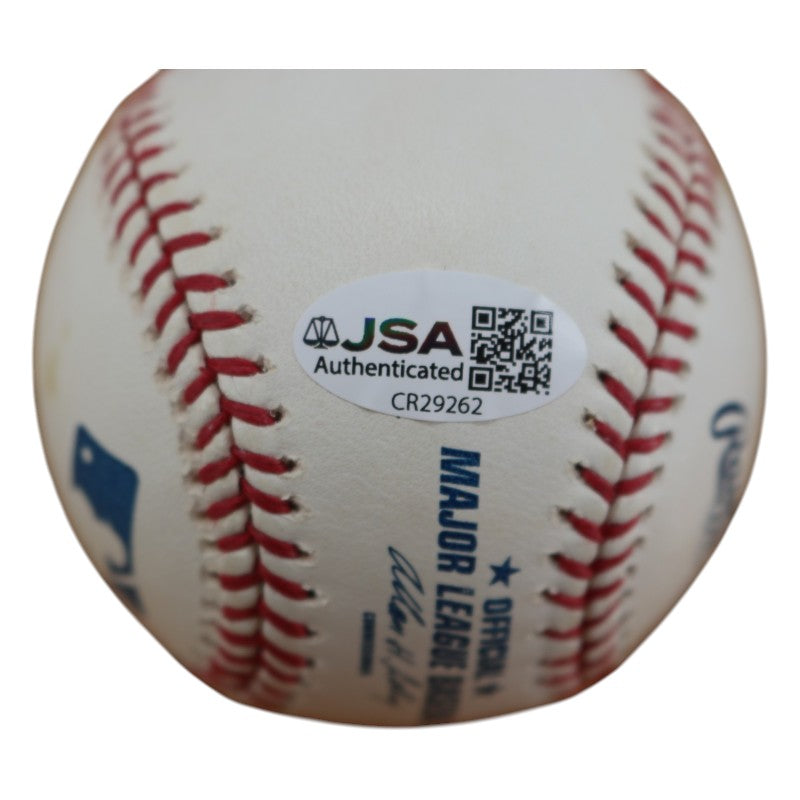Bobby Richardson New York Yankees Autographed Inscribed OMLB Baseball JSA COA