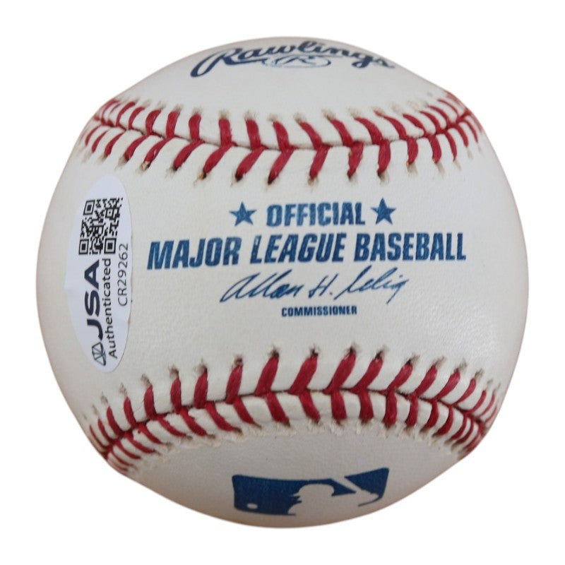 Bobby Richardson New York Yankees Autographed Inscribed OMLB Baseball JSA COA
