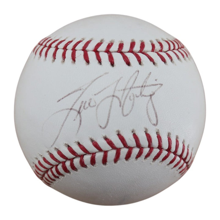 Tino Martinez New York Yankees Autographed Personalized OMLB Baseball JSA COA