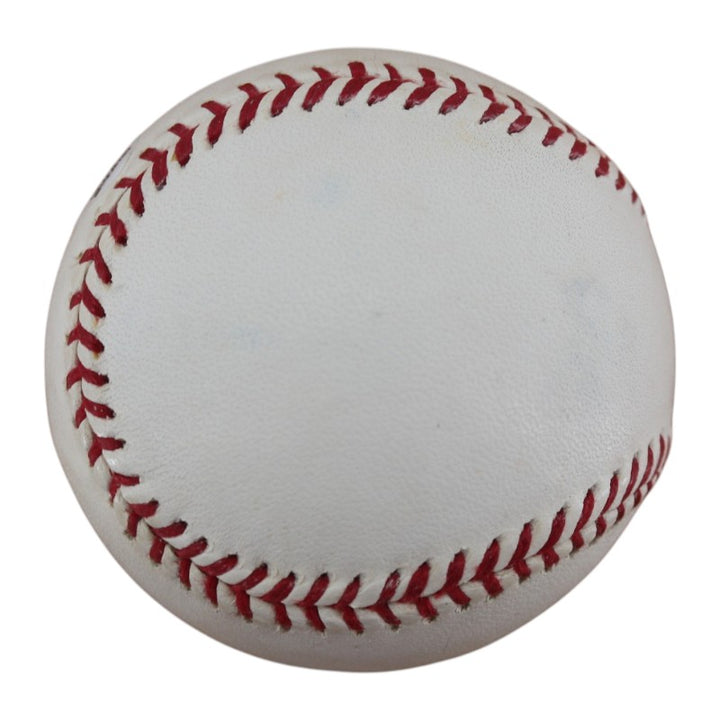 Bobby Murcer Yankees Autographed Mickey Mantle Foundation Logo Baseball JSA COA