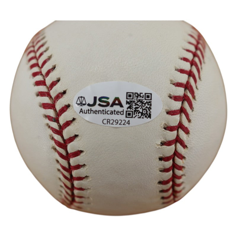 Bobby Murcer Yankees Autographed Mickey Mantle Foundation Logo Baseball JSA COA