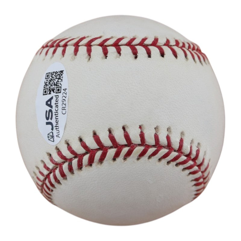 Bobby Murcer Yankees Autographed Mickey Mantle Foundation Logo Baseball JSA COA