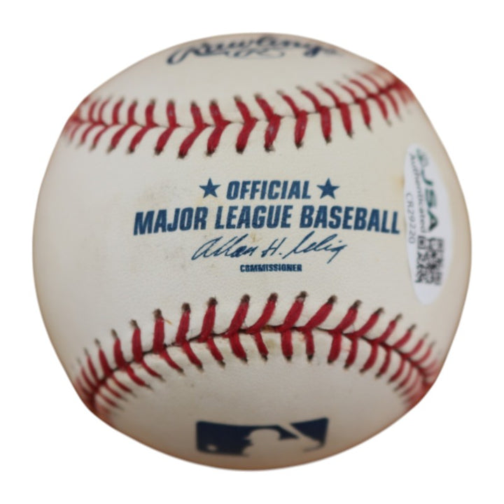 Matt Holiday Rockies Cardinals Autographed OMLB Baseball JSA COA