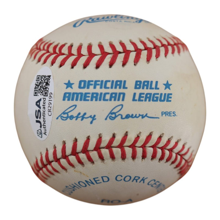 Joe Pepitone New York Yankees Autographed OAL Baseball JSA COA