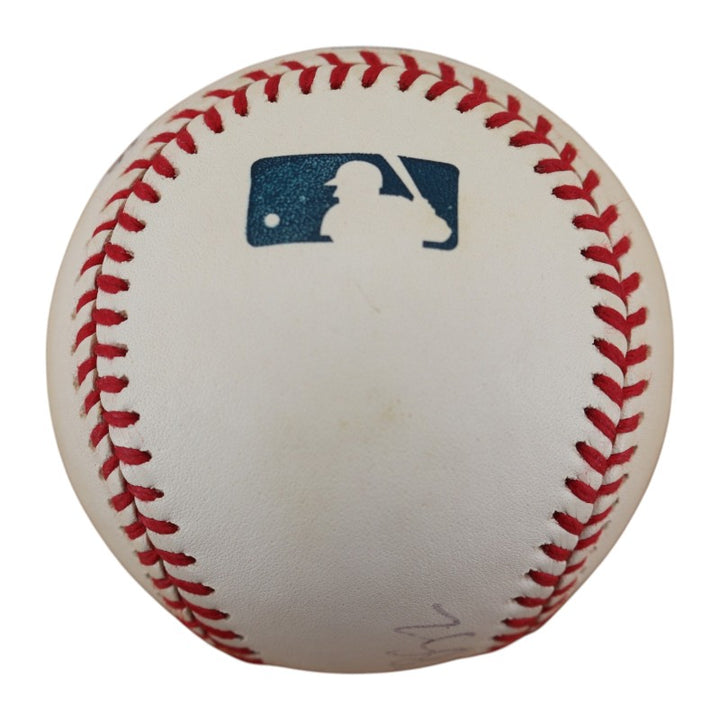 Gary Apple CBS News Autographed Inscribed OMLB Baseball JSA  COA