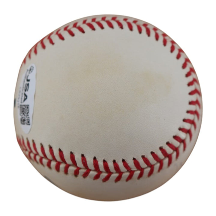 Gary Apple CBS News Autographed Inscribed OMLB Baseball JSA  COA