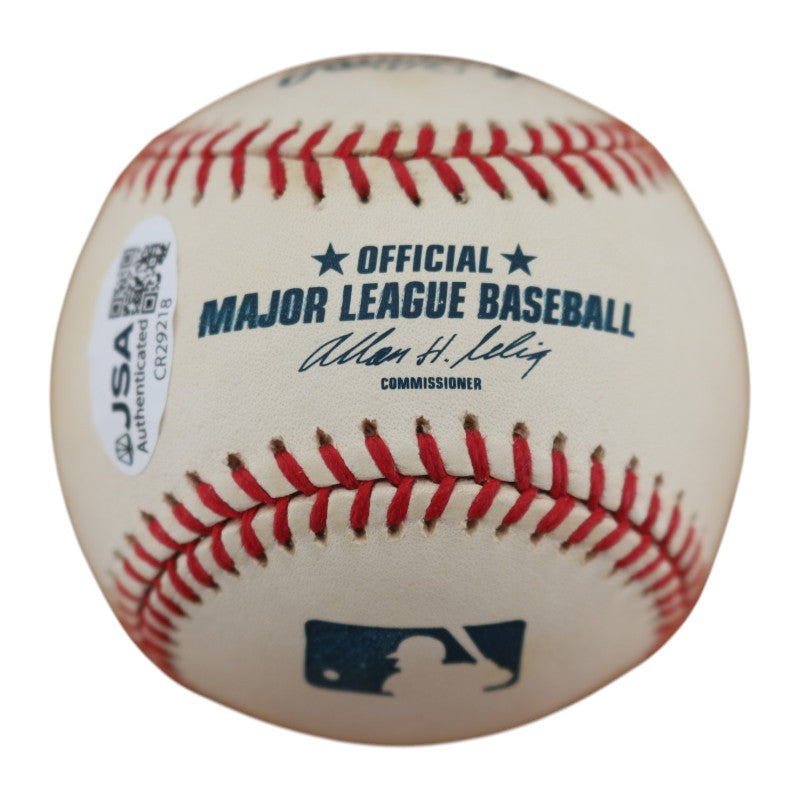 Gary Apple CBS News Autographed Inscribed OMLB Baseball JSA  COA