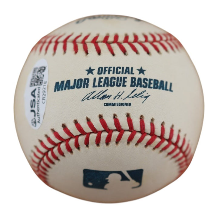 Gary Apple CBS News Autographed Inscribed OMLB Baseball JSA  COA