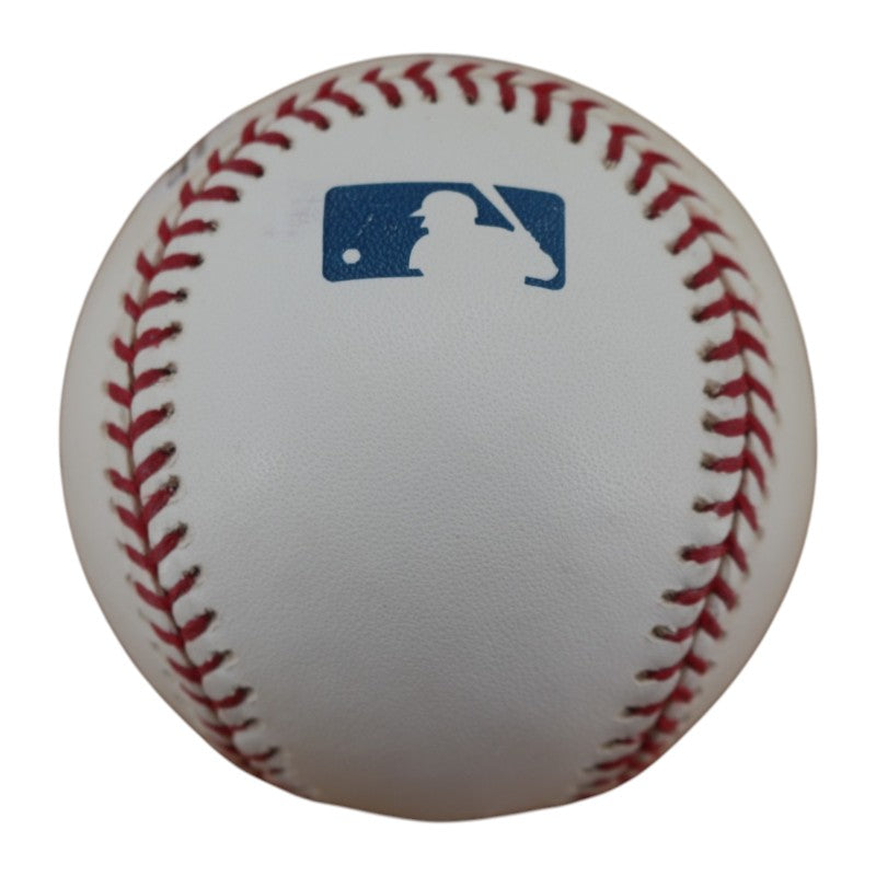 Rudy May New York Yankees Autographed OMLB Baseball JSA COA