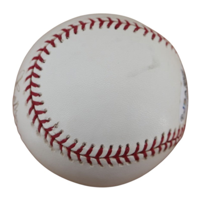Rudy May New York Yankees Autographed OMLB Baseball JSA COA