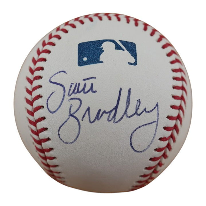 Scott Bradley New York Yankees Autographed OMLB Baseball JSA COA