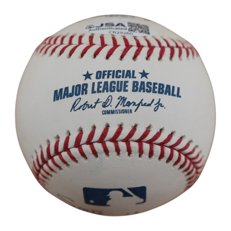 Scott Bradley New York Yankees Autographed OMLB Baseball JSA COA