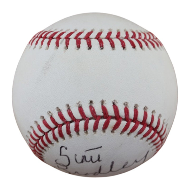 Scott Bradley New York Yankees Autographed OMLB Baseball JSA COA
