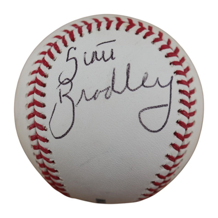 Scott Bradley New York Yankees Autographed OMLB Baseball JSA COA -2