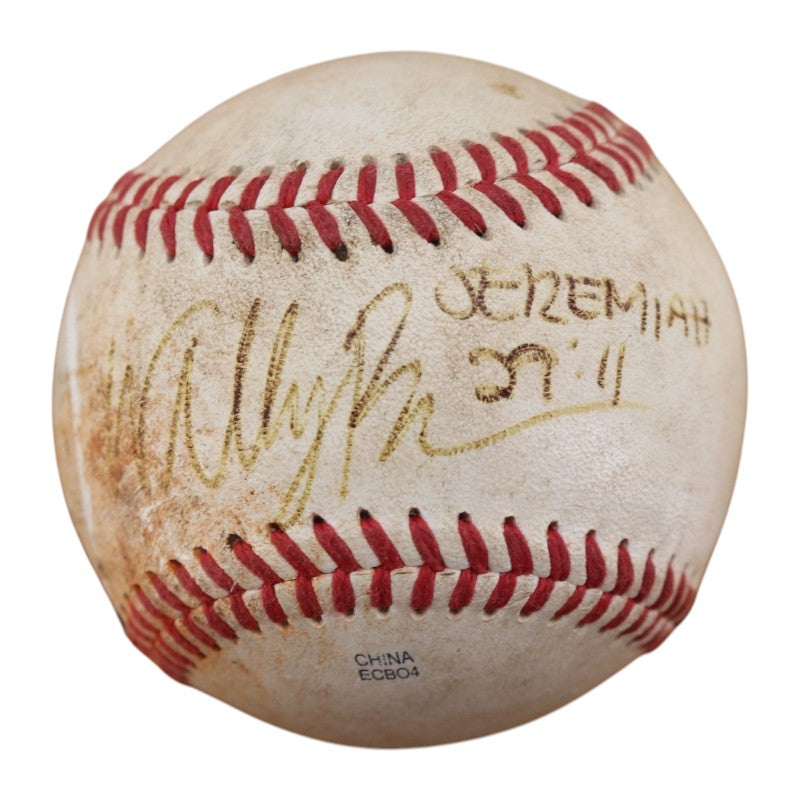 Wally Backman New York Mets Autographed Inscribed NYPL Baseball JSA COA