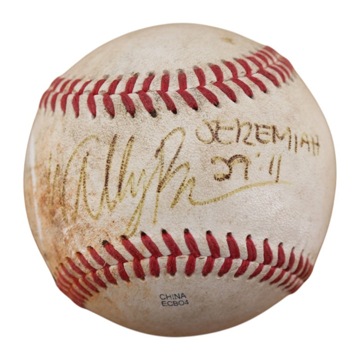 Wally Backman New York Mets Autographed Inscribed NYPL Baseball JSA COA