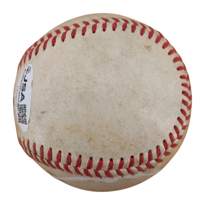 Wally Backman New York Mets Autographed Inscribed NYPL Baseball JSA COA