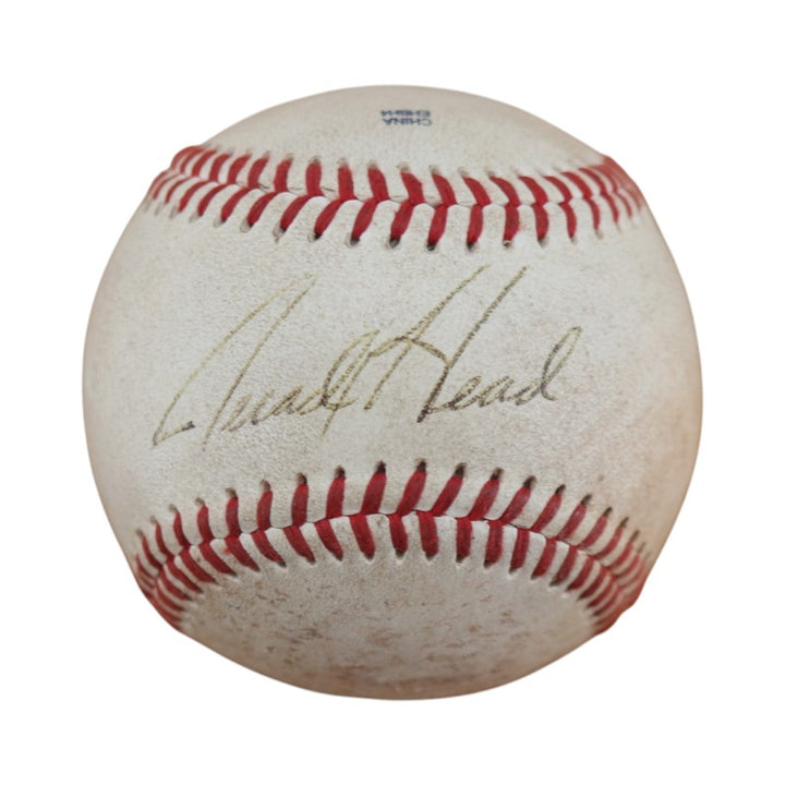 Jerad Head Cleveland Indians Autographed ONPL Baseball JSA COA