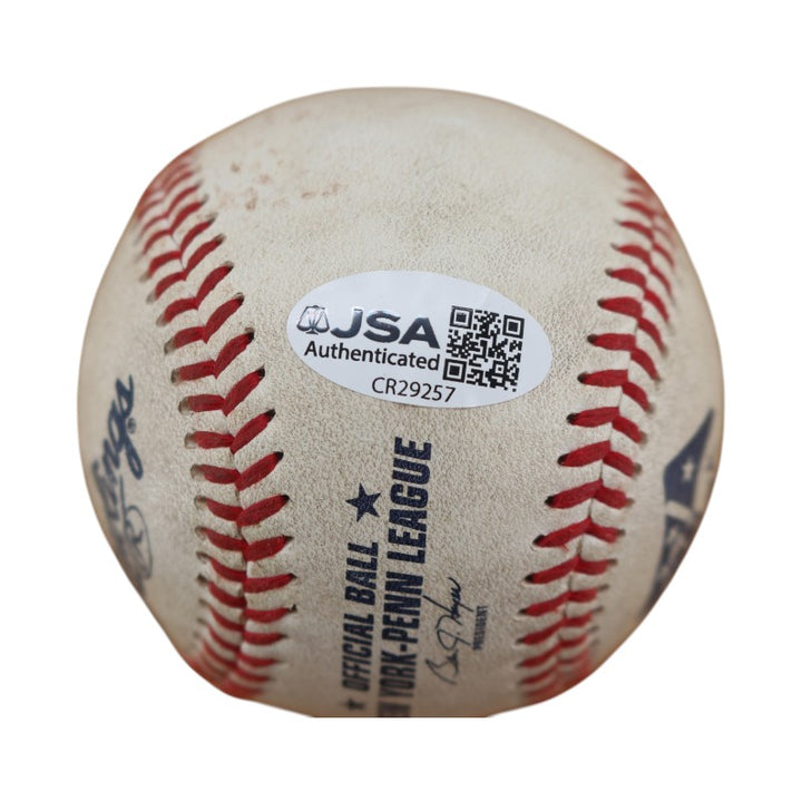 Jerad Head Cleveland Indians Autographed ONPL Baseball JSA COA
