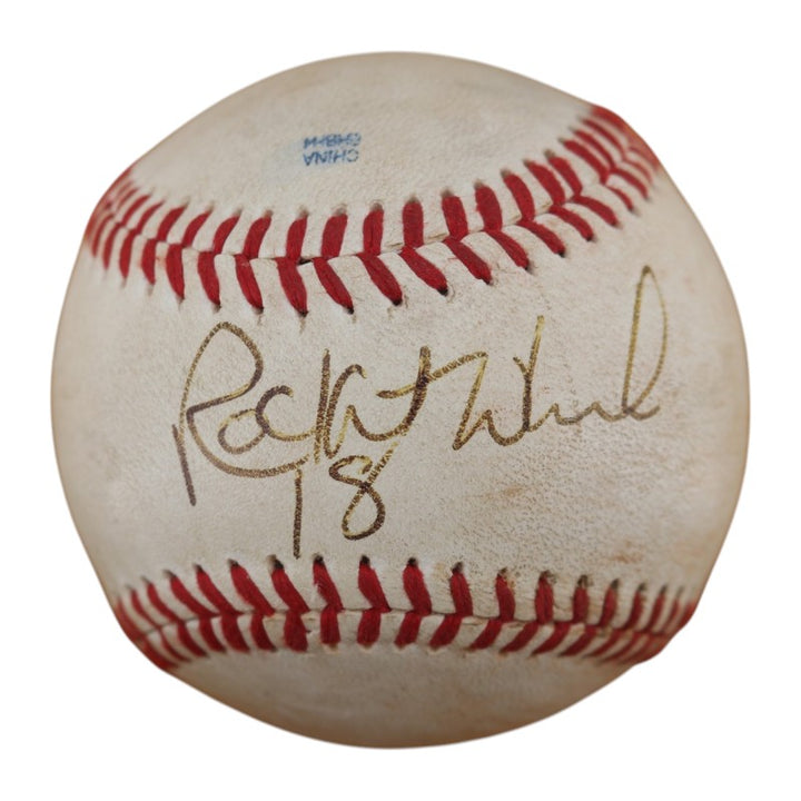 Rocket Wheeler Toronto Blue Jays Autographed NYPL Baseball JSA COA