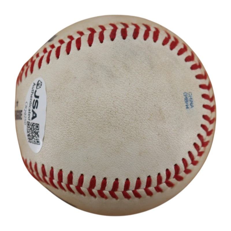Rocket Wheeler Toronto Blue Jays Autographed NYPL Baseball JSA COA