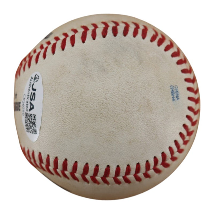 Rocket Wheeler Toronto Blue Jays Autographed NYPL Baseball JSA COA