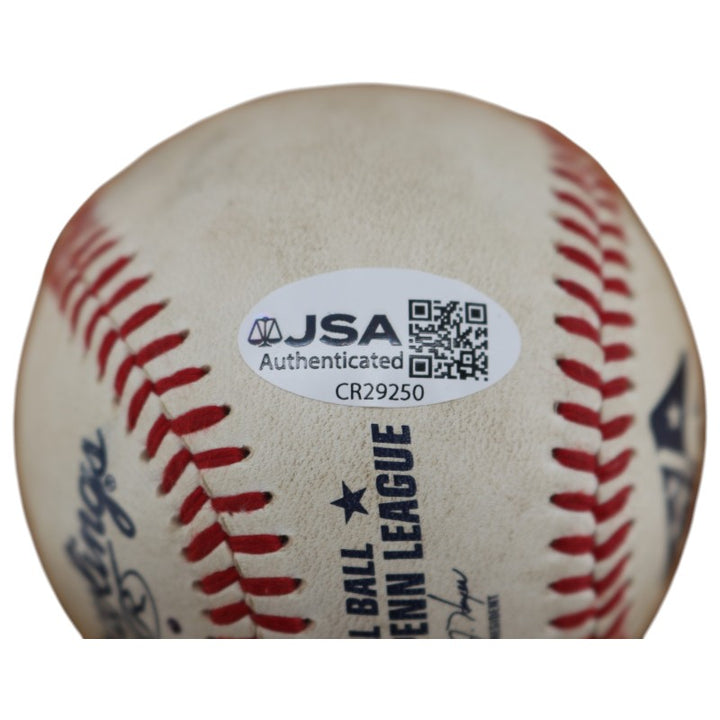 Rocket Wheeler Toronto Blue Jays Autographed NYPL Baseball JSA COA