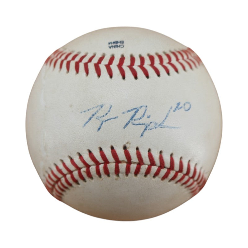 Ryan Ripken Baltimore Orioles Autographed NYPL Baseball JSA COA