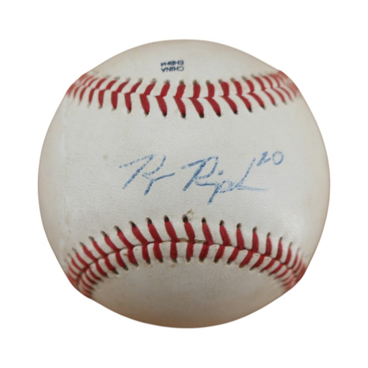 Ryan Ripken Baltimore Orioles Autographed NYPL Baseball JSA COA
