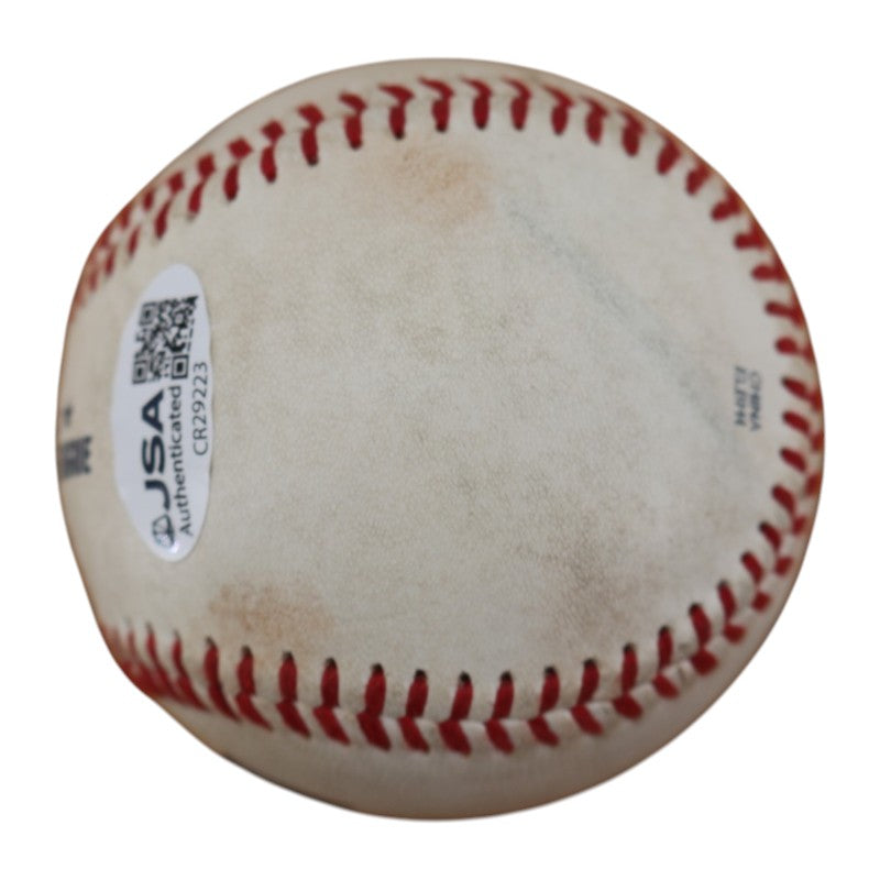 Ryan Ripken Baltimore Orioles Autographed NYPL Baseball JSA COA-2