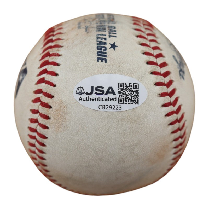 Ryan Ripken Baltimore Orioles Autographed NYPL Baseball JSA COA-2
