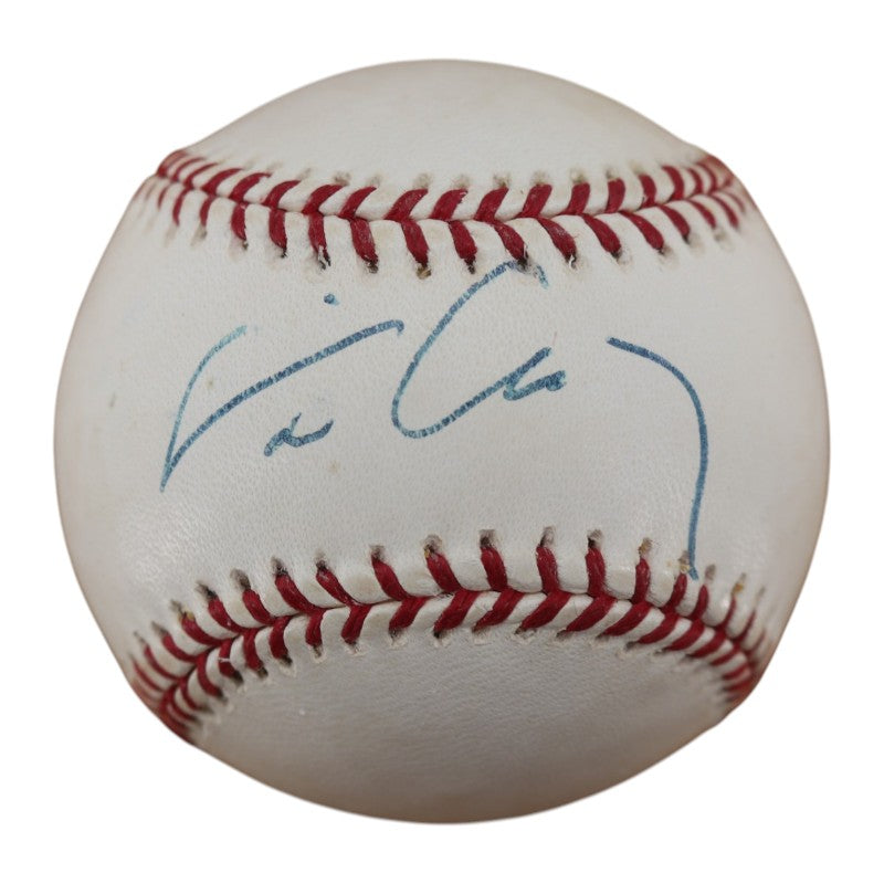 Eric Chavez New York Mets Autographed OMLB Baseball JSA COA