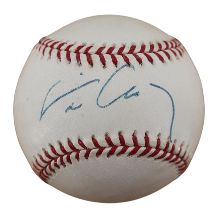 Eric Chavez New York Mets Autographed OMLB Baseball JSA COA