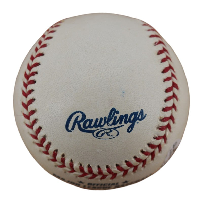 Eric Chavez New York Mets Autographed OMLB Baseball JSA COA