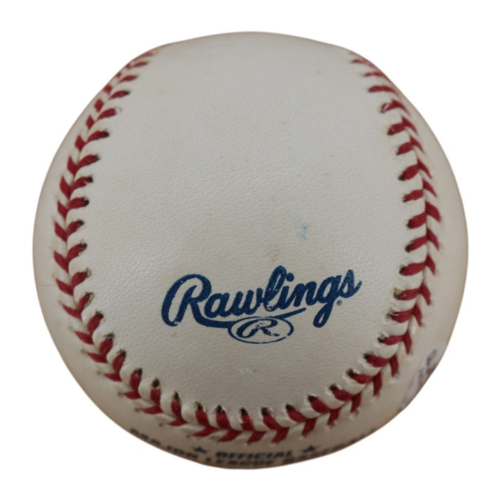 Eric Chavez New York Mets Autographed OMLB Baseball JSA COA