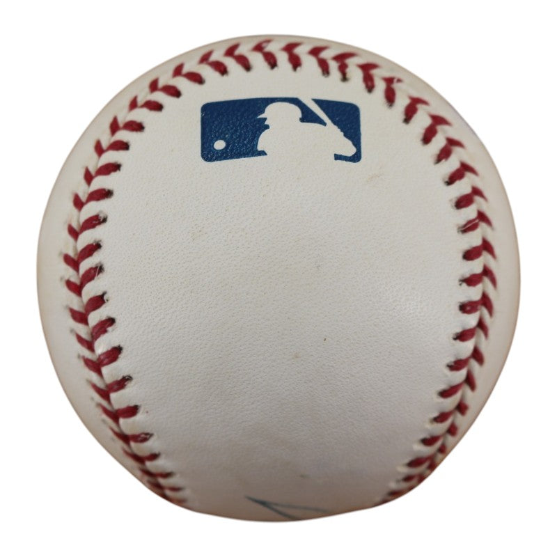 Eric Chavez New York Mets Autographed OMLB Baseball JSA COA
