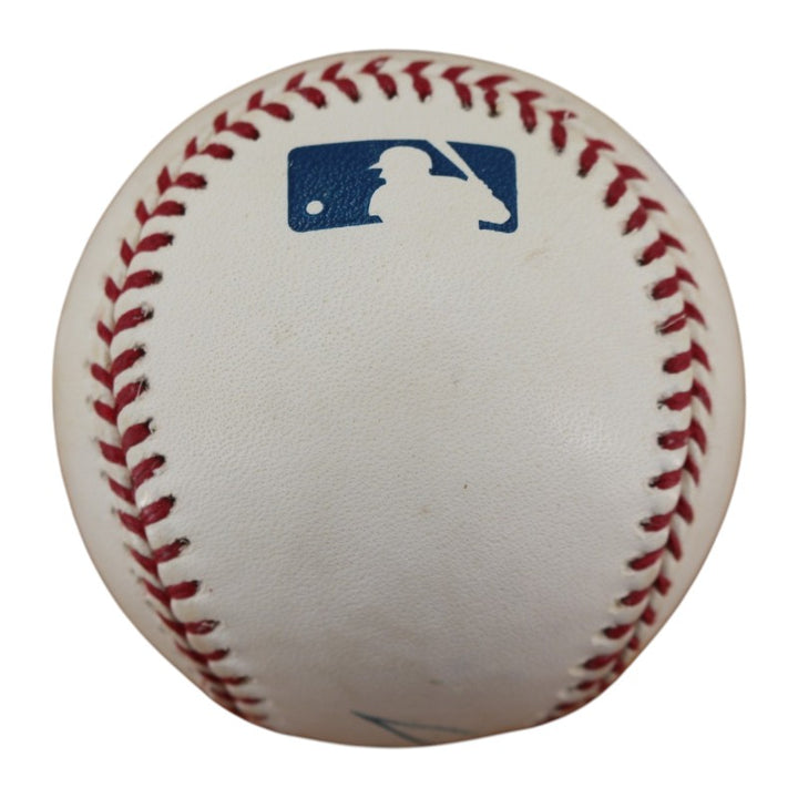 Eric Chavez New York Mets Autographed OMLB Baseball JSA COA