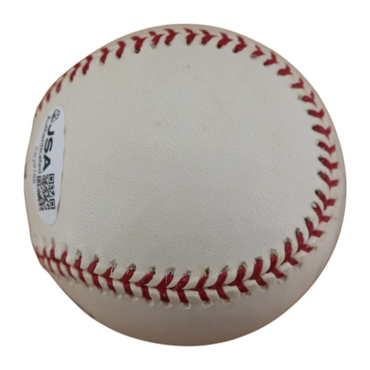 Eric Chavez New York Mets Autographed OMLB Baseball JSA COA