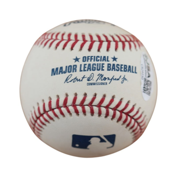 Ray Negron New York Yankees Autographed OMLB Baseball JSA COA