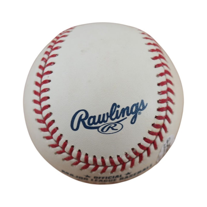 Ray Negron New York Yankees Autographed OMLB Baseball JSA COA