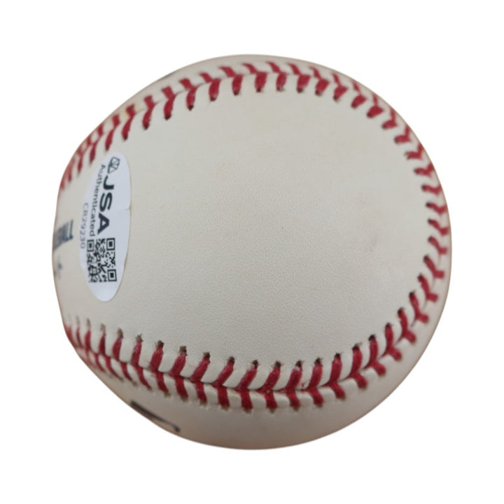 Ray Negron New York Yankees Autographed OMLB Baseball JSA COA