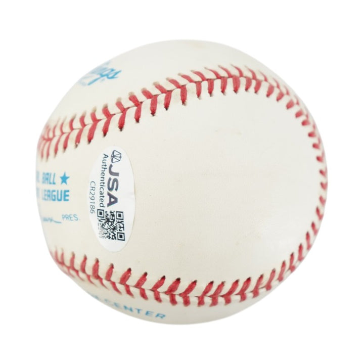 Tommy John New York Yankees Autographed Rawlings OAL Baseball JSA COA
