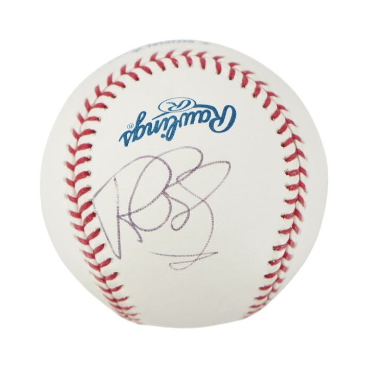 Ron Blomberg Yankees White Sox Rawlings OMLB Baseball JSA COA 