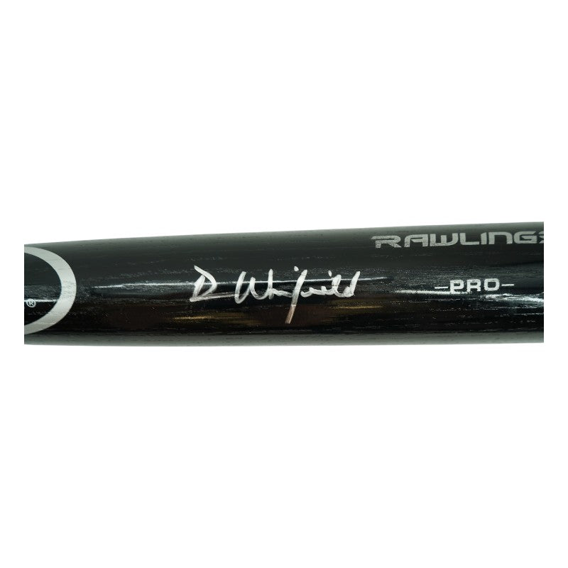 Dave Winfield Yankees Padres Angels Autographed Rawlings Pro Black Bat 