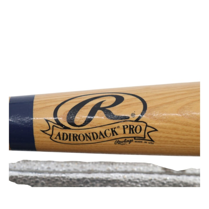 Mickey Rivers Yankees Angels Rangers Autographed Inscribed Adirondack Pro Big Stick Bat JSA  COA